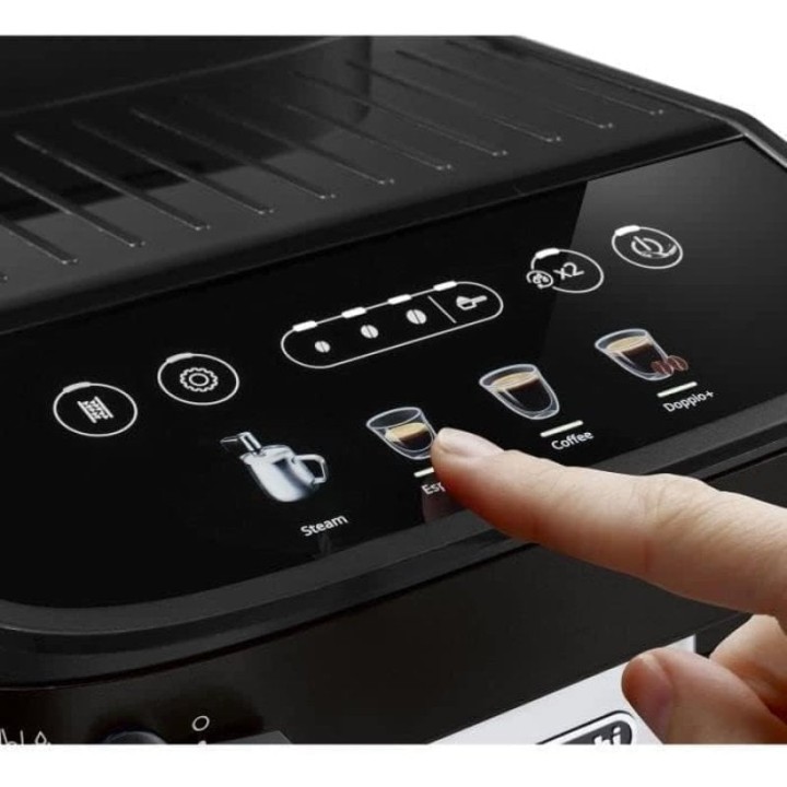 DeLonghi Magnifica Evo Cafetera Superautomática 15 Bares Negra 4 Bebidas