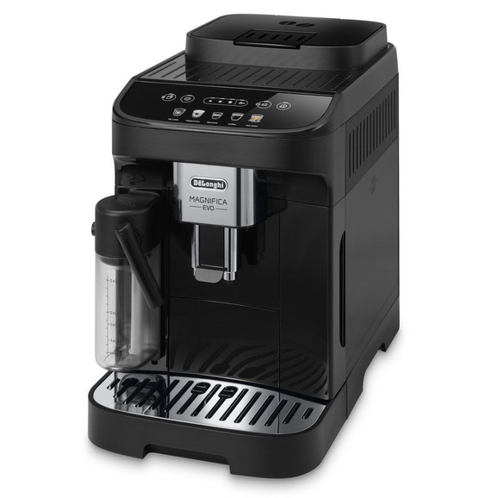 DeLonghi Magnifica Evo Cafetera Superautomática con Depósito de Leche 15 Bares 5 Bebidas