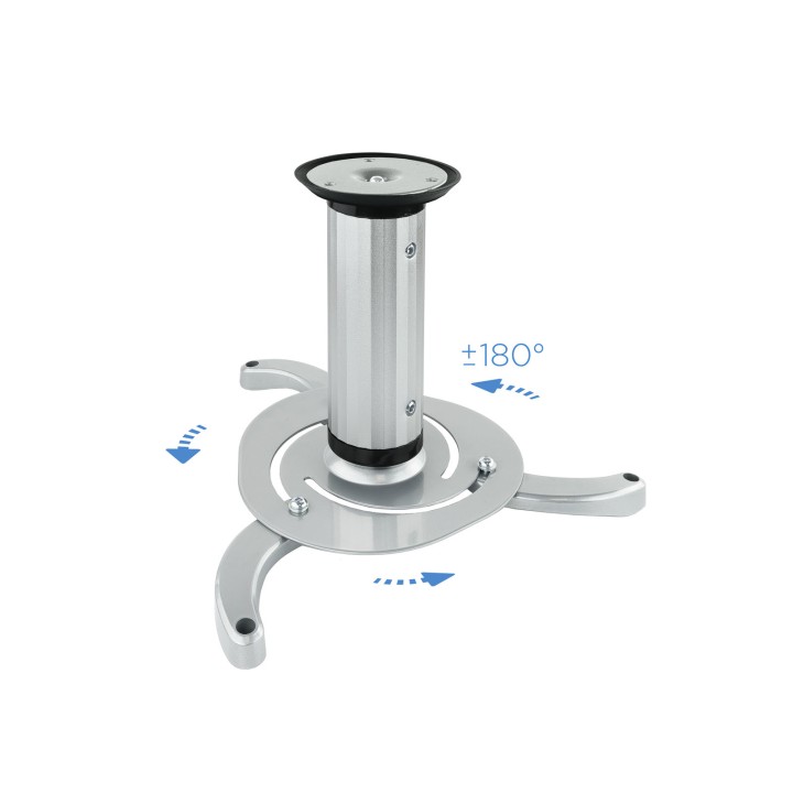 Soporte TOOQ Techo Proyector 10Kg Plata (PJ1010TN-S)