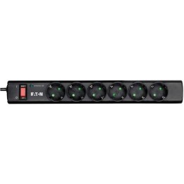 Eaton PS6F Regleta con Limitador de Tensión 6 Salidas AC Tipo E 2500W 1m