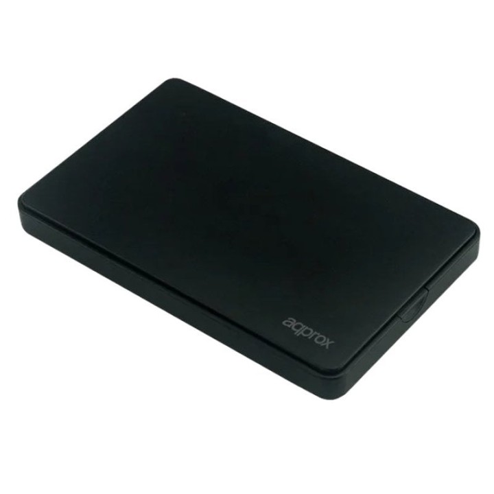 Approx APPHDD200B Caja Externa para Disco Duro 2.5'' SATA USB 2.0 Screwless Negra