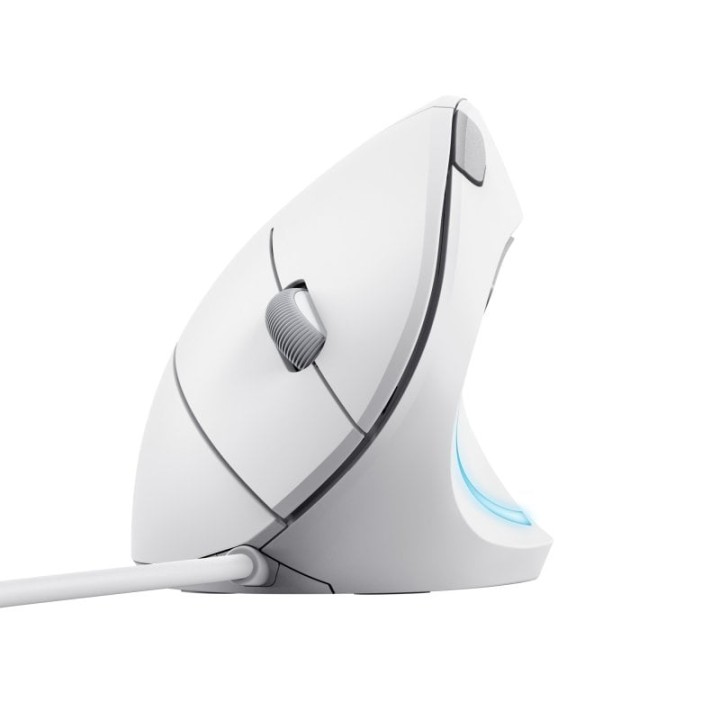 Trust Verto Ratón Ergonómico Vertical USB 1600 DPI Blanco