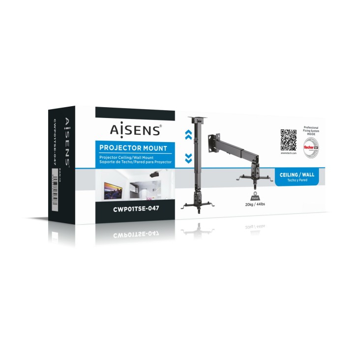 Soporte AISENS Techo/Pared Proyector 20kg(CWP01TSE-047)