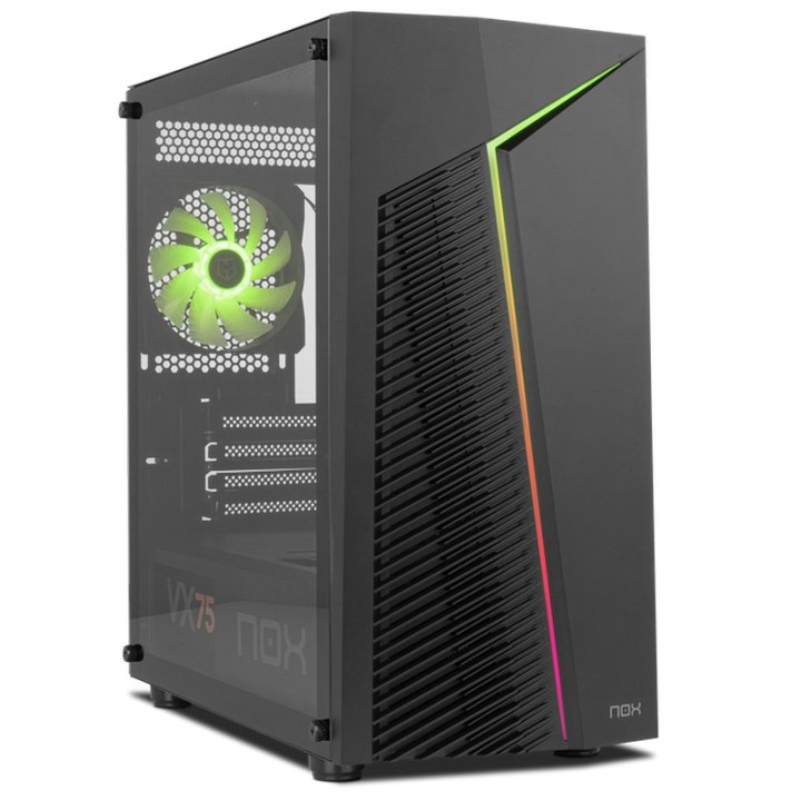 Nox Infinity Zeta ARGB M-ATX Cristal Templado USB 3.0 Negra