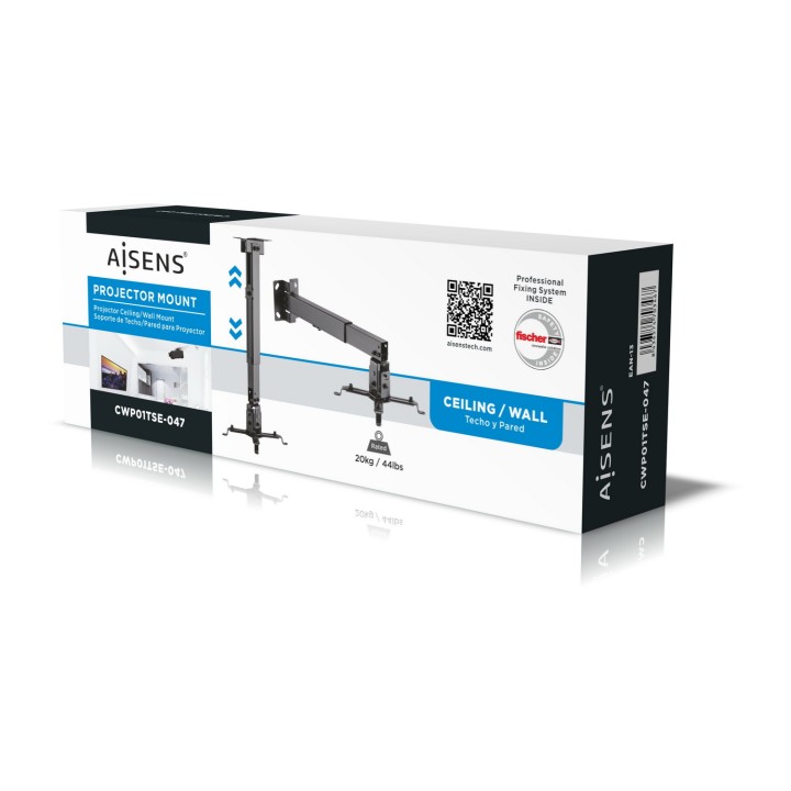 Soporte AISENS Techo/Pared Proyector 20kg(CWP01TSE-047)