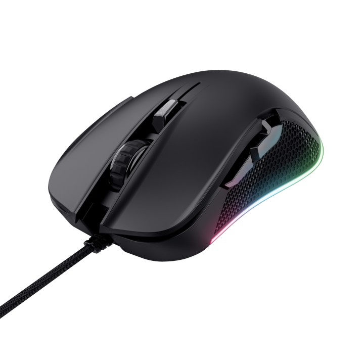 Ratón Gaming Trust GTX922 Ybar RGB USB-A Negro (24729)