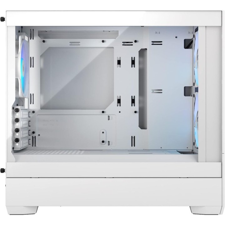 Fractal Design Pop Mini Air RGB Mini Tower Cristal Templado USB 3.2 Blanca