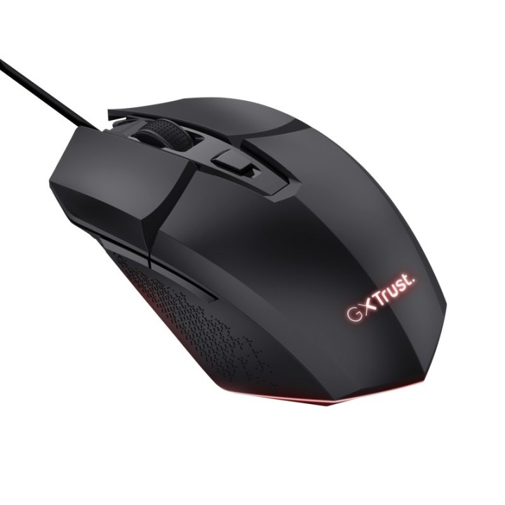 Trust GXT 109 Felox Ratón Gaming Iluminado USB 6400 DPI Negro