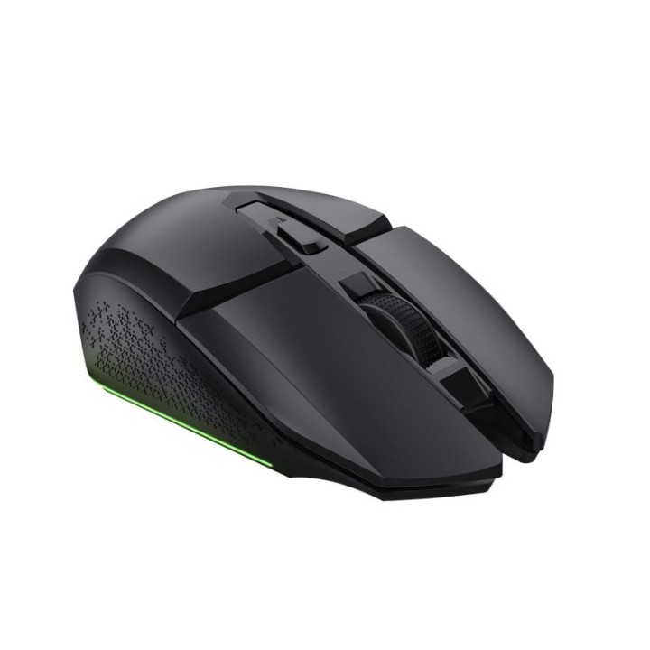 Trust GXT 110 FELOX Ratón Gaming Inalámbrico Iluminado 4800 DPI Negro
