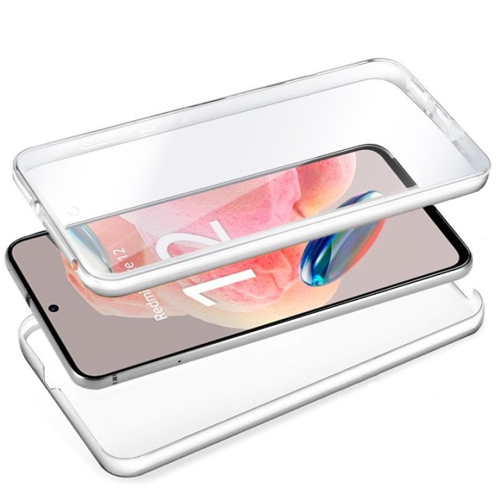 Cool Funda Silicona 3D Transparente Frontal + Trasera para Xiaomi Redmi Note 12