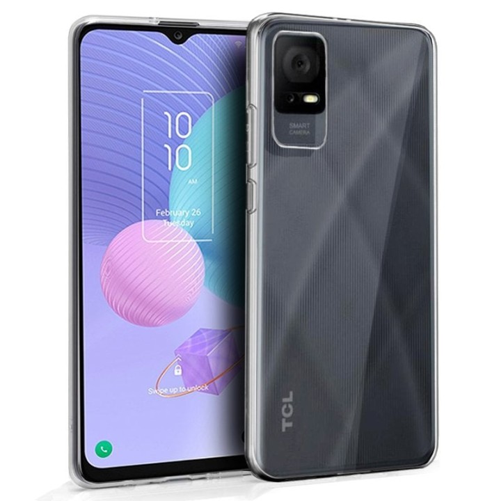 Cool Funda Silicona Transparente para TCL 405/408