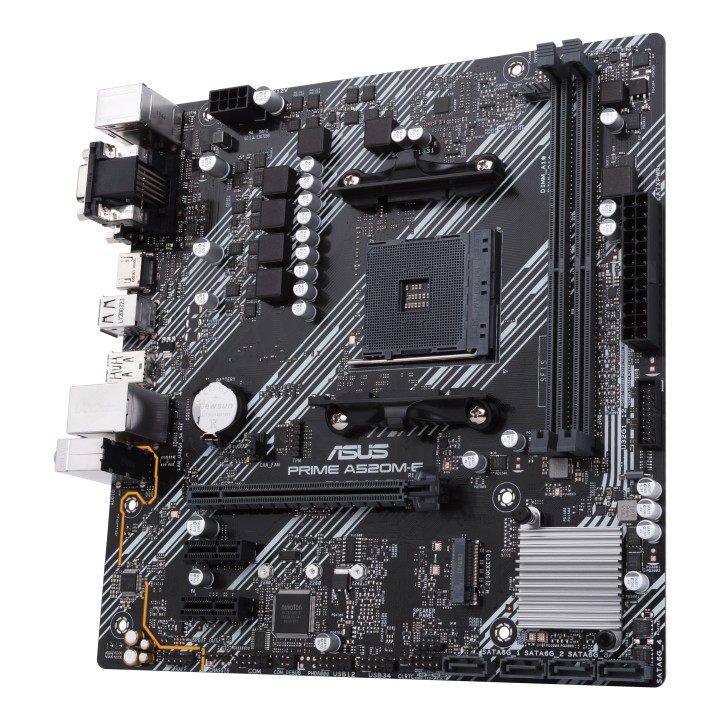 ASUS PRIME A520M-E/CSM: (AM4) 2DDR4 HDMI VGA DVI-D mATX