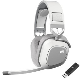 Corsair HS80 Max Wireless Auriculares Gaming Premium Inalámbricos Blancos
