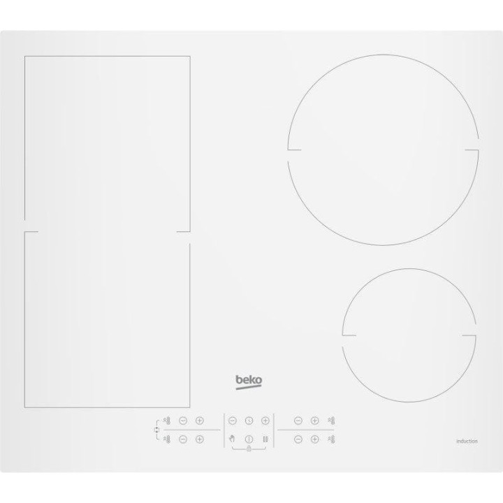 Beko HII64200FMTW Placa de Inducción 4 Zonas 58cm Blanca