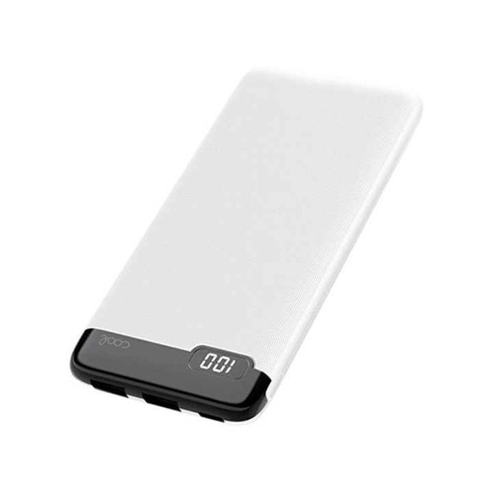 Cool Slim Batería Externa Universal Power Bank 10.000mAh 2xUSB/2A Blanco