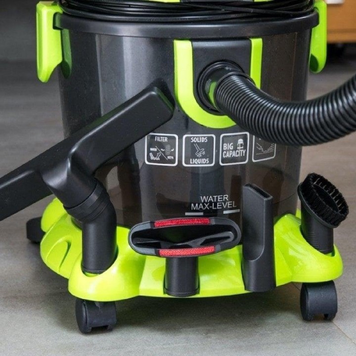 Cecotec Wet&Dry T Aspirador de Sólidos y Líquidos sin Bolsa 1200W 15L