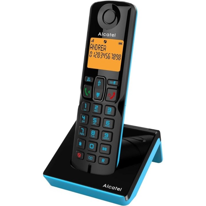 Alcatel S280 Ewe Teléfono Inalámbrico Negro/Azul