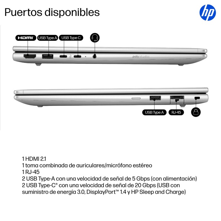 HP ProBook 4 G1i U7-255U 16Gb 512Gb 14" W11P (AD2U6ET)