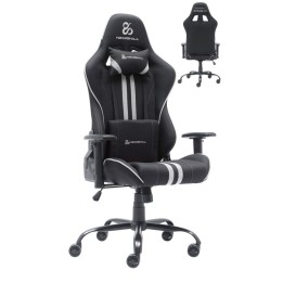 Newskill Kitsune V2 Silla Gaming Tela Transpirable Estructura Acero Negro-Gris