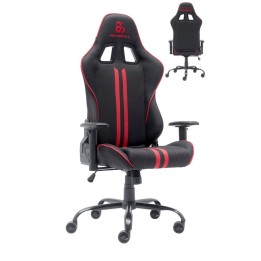 Newskill Kitsune V2 Silla Gaming Tela Transpirable Estructura Acero Negro-Roja