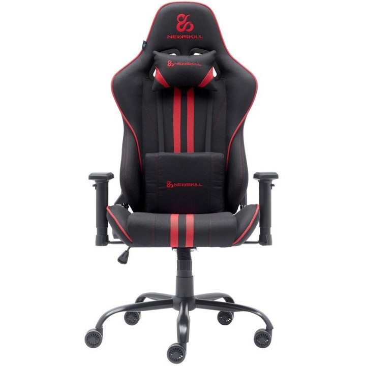 Newskill Kitsune V2 Silla Gaming Tela Transpirable Estructura Acero Negro-Roja