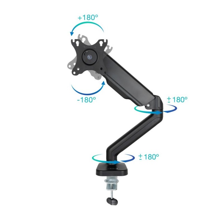 TooQ Soporte de Mesa para Pantalla 17"-32" Negro
