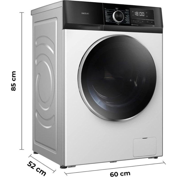 Cecotec Bolero DressCode 8500 Inverter Lavadora Carga Frontal 8Kg A Blanca