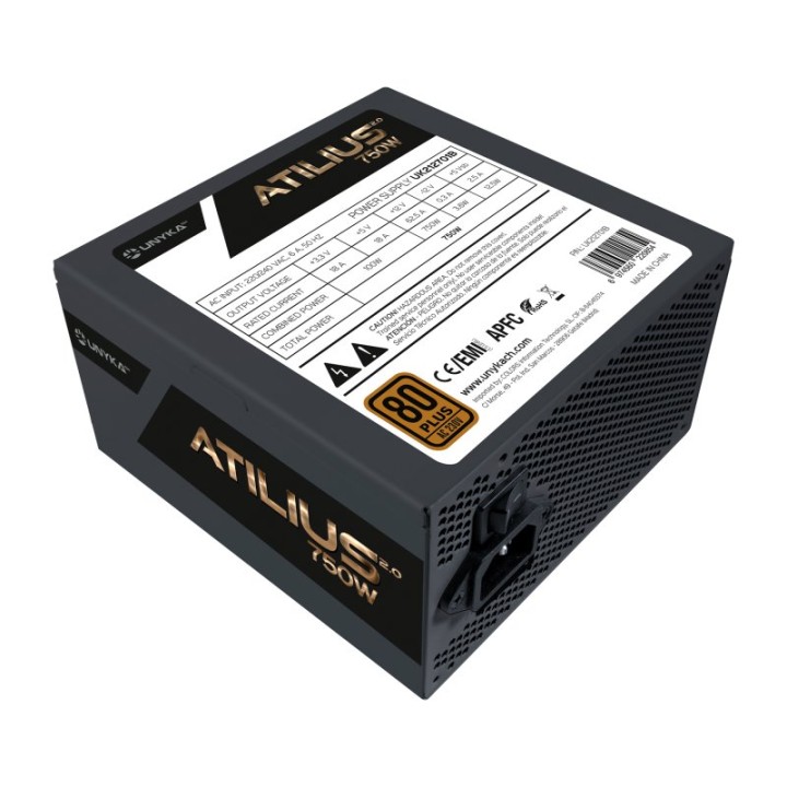 UNYKAch Atilius 2.0 Black 750W 80 Plus Bronze