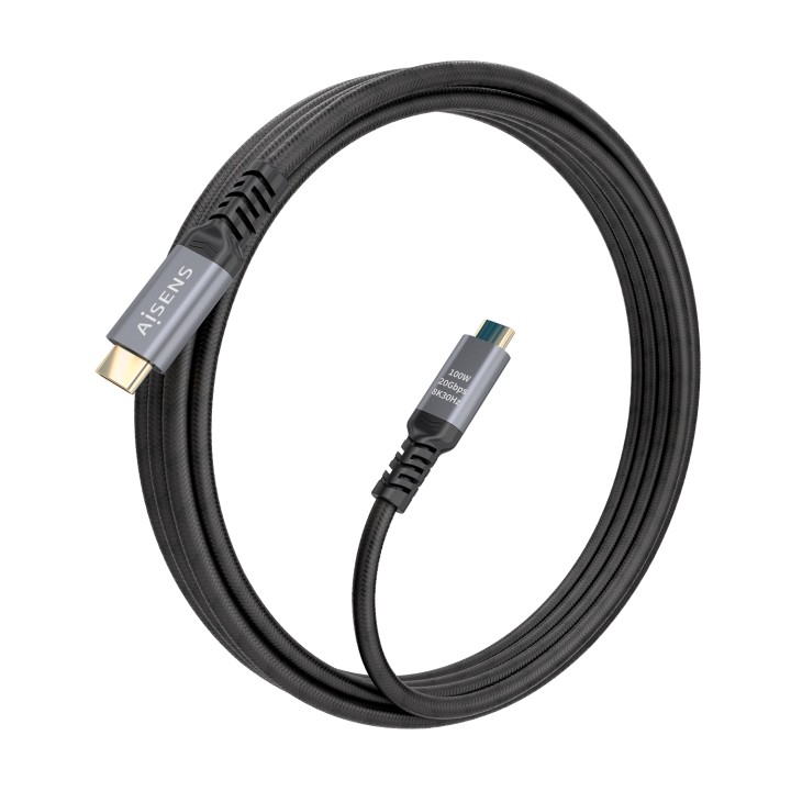 Cable AISENS USB-C a USB-C PD 100W 3m Negro (A107-0988)