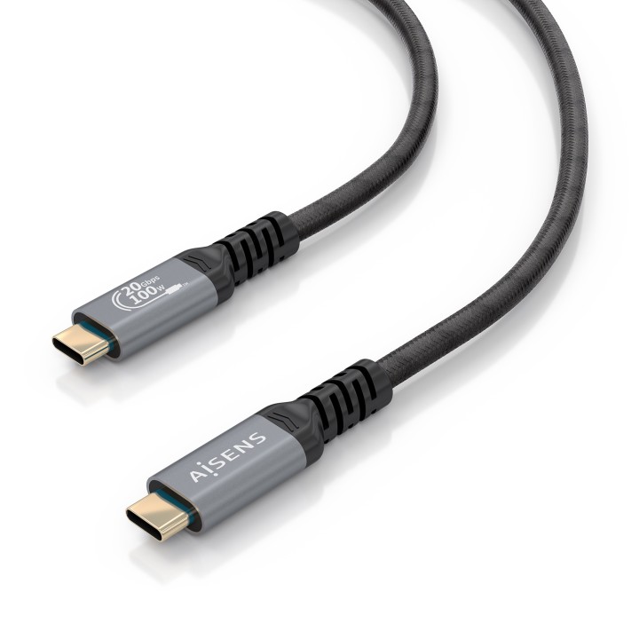 Cable AISENS USB-C a USB-C PD 100W 3m Negro (A107-0988)