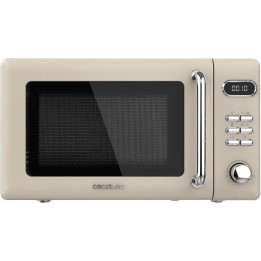 Cecotec ProClean 5110 Retro Microondas con Grill 20L 700W Beige