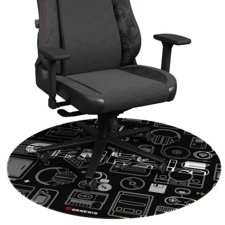 Genesis Tellur 300 Gear Alfombra Redonda para Silla 100 cm