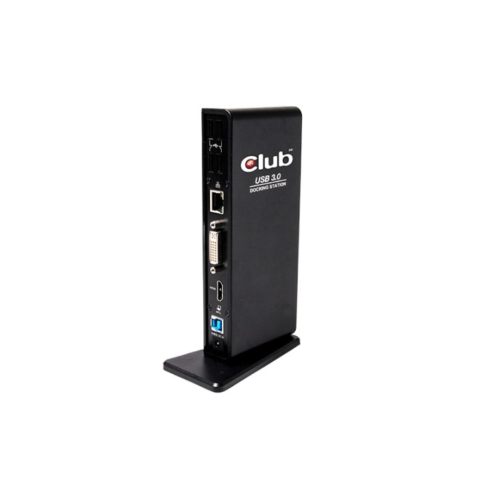 Docking Club 3D USB-A/HDMI/DVI/RJ45 Negro (CSV-3242HD)