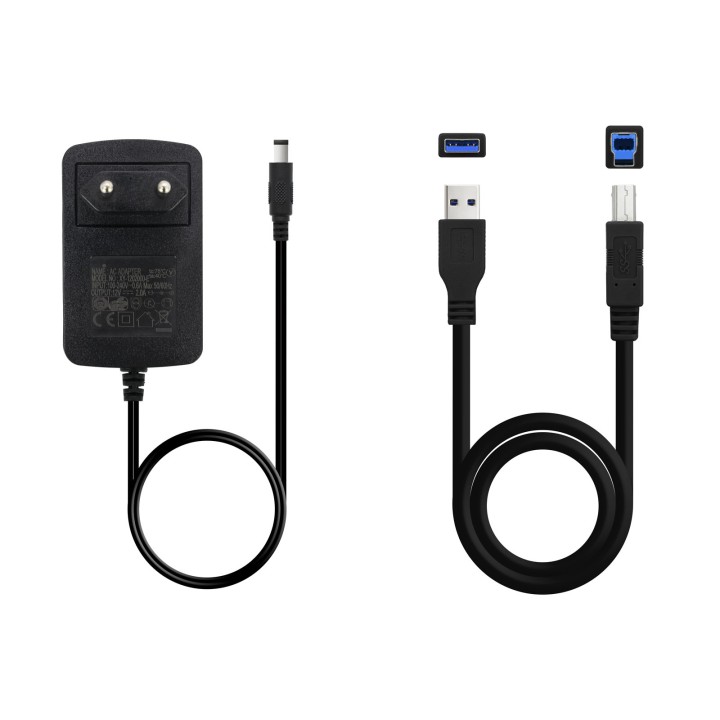 Docking TooQ USB 3.0/3.1 2.5"/3.5" Negro (TQDS-802B)