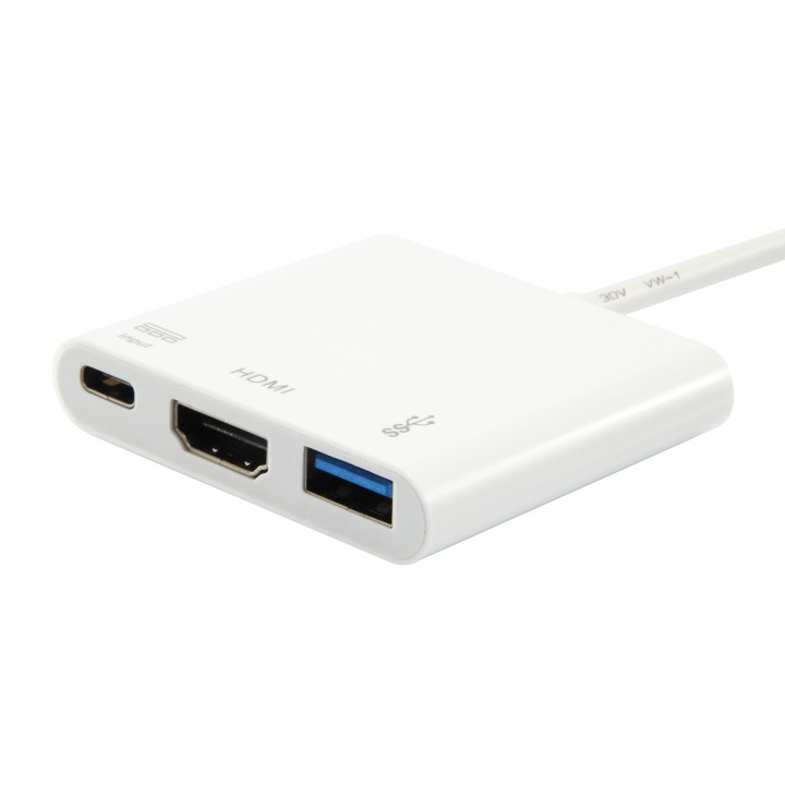 Adaptador EQUIP USB-C a USB-A/USB-C PD/HDMI (EQ133461)