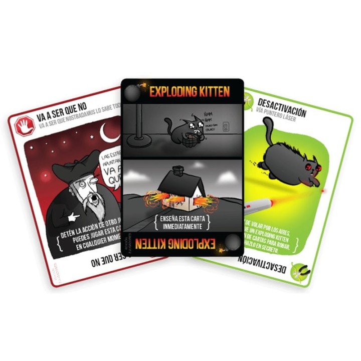 Asmodee Exploding Kittens Juego de Cartas: Edición 2 Jugadores