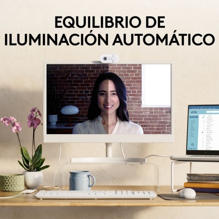 Logitech Brio 100 Webcam FullHD Blanco