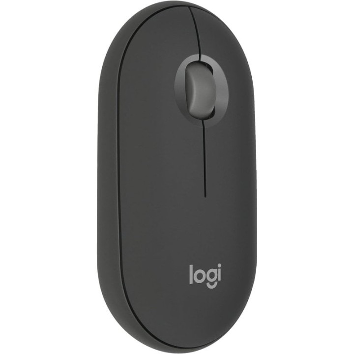 Logitech Pebble Mouse 2 M350s Ratón Bluetooth Clics Discretos Windows, macOS, iPadOS, Android, ChromeOS