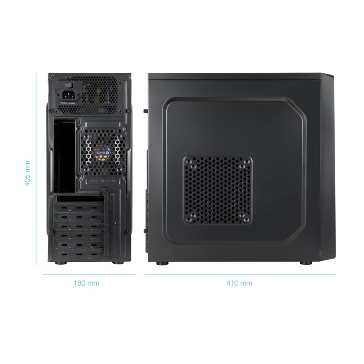 Caja TooQ Prisma Ultra 500W ATX Negra (TQC-5701-SP)