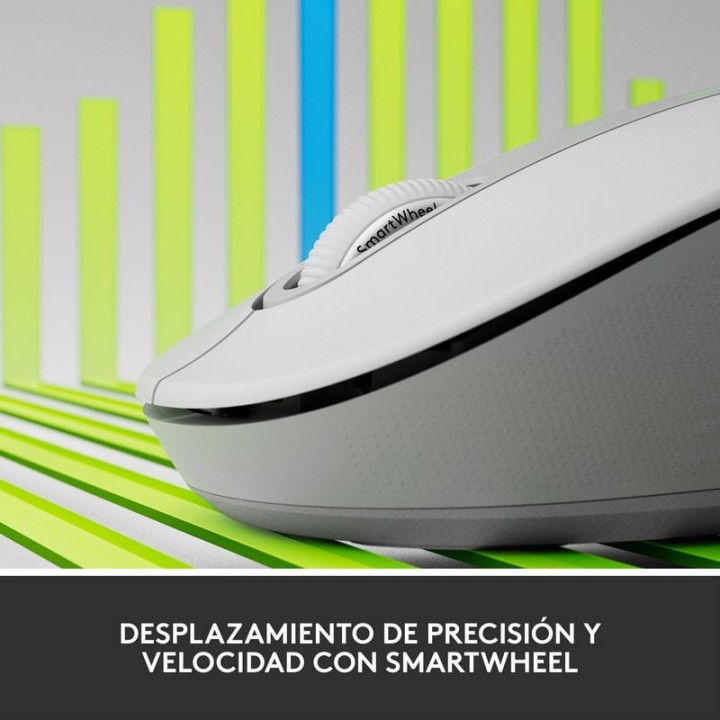 Logitech Signature M650 L Ratón Óptico Inalámbrico 2000DPI Blanco