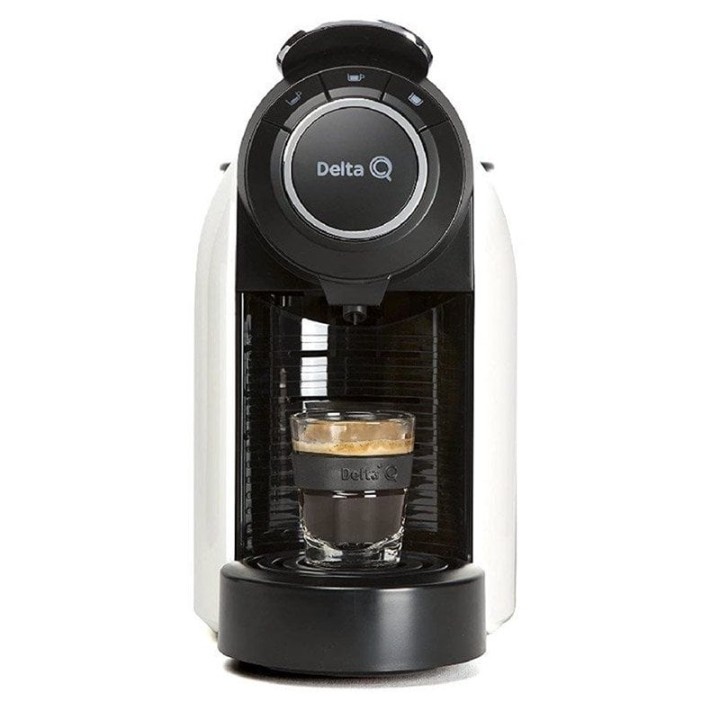 Delta Qool Evolution Cafetera de Cápsulas Delta Q Blanca