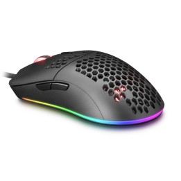 Ratón Mars Gaming Hive 12400dpi RGB Negro (MMAX)
