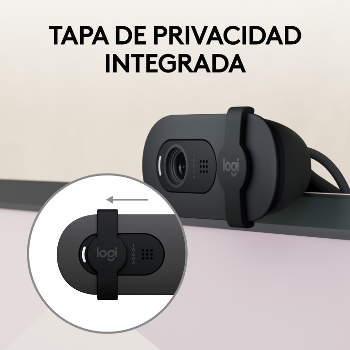 WebCam LOGITECH Brio 100 FHD USB Grafito (960-001585)