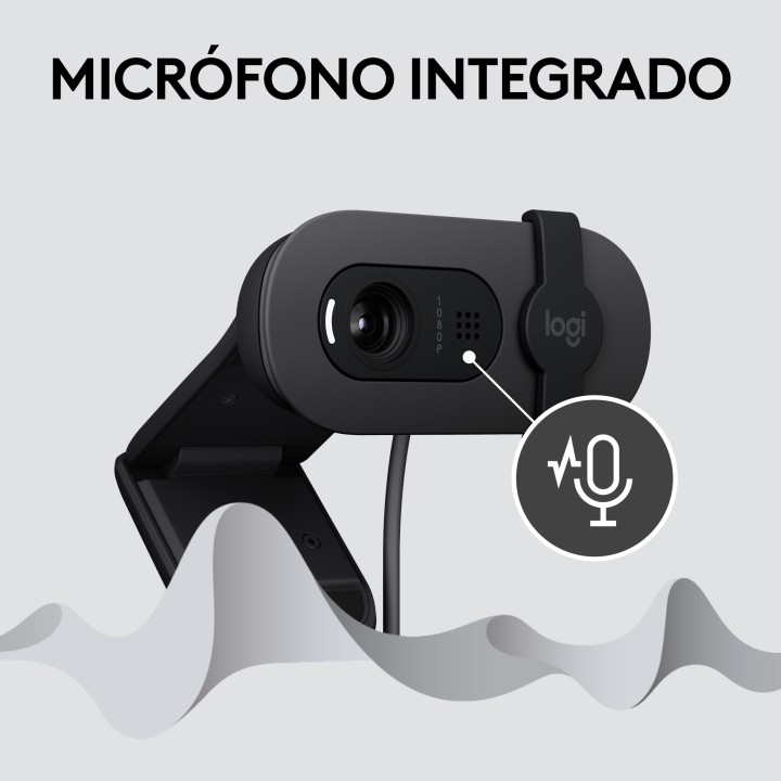 WebCam LOGITECH Brio 100 FHD USB Grafito (960-001585)