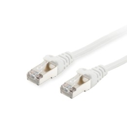 Cable EQUIP RJ45 Cat.6a S/FTP 0.5m Blanco (EQ606002)