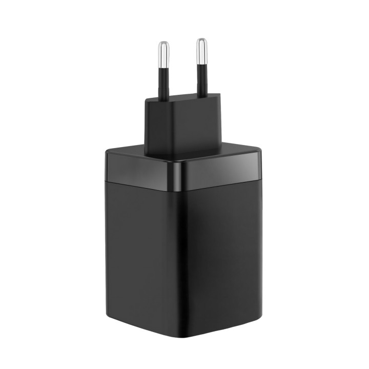 Cargador Mars Gaming Retráctil USB-A/C Negro (MDGAN65R)