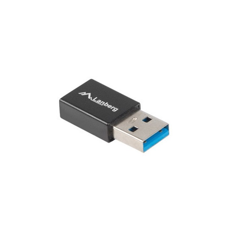 Lanberg Adaptador USB-C 3.1 Hembra a USB-A 3.1 Macho Negro