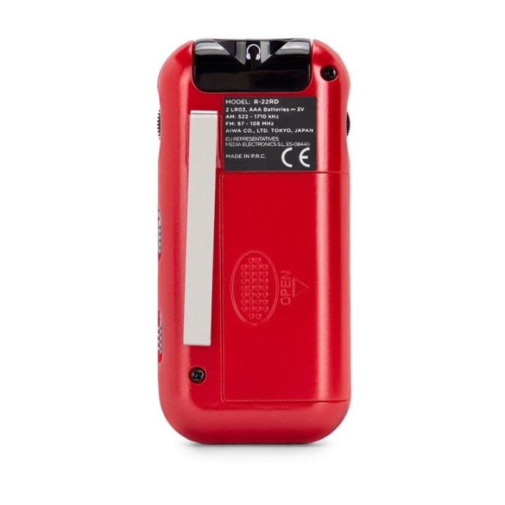 Aiwa R-22RD Mini Radio Analógico Rojo