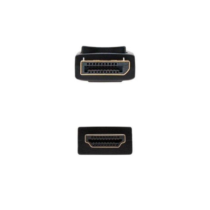 Nanocable Cable Conversor Displayport a HDMI Macho/Macho 1m Negro