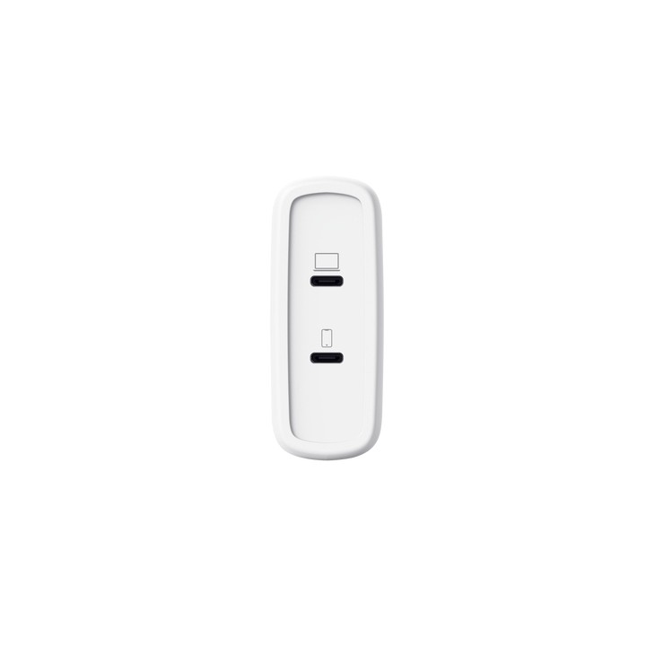 Cargador Trust Maxo GaN 100W 2xUSB-C Blanco (25528)